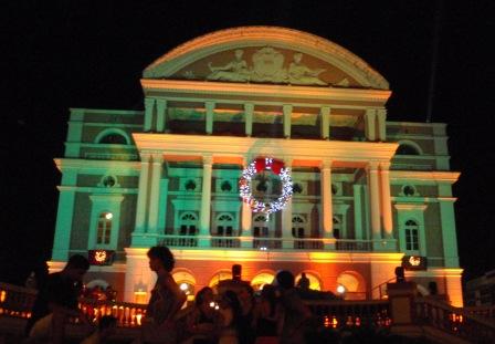 Manaus Opera House. The famous Manaus Opera House